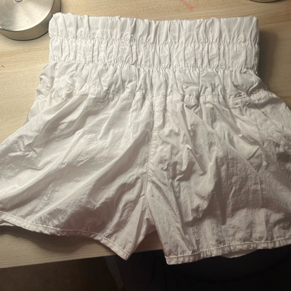 White Free People Athletic Shorts